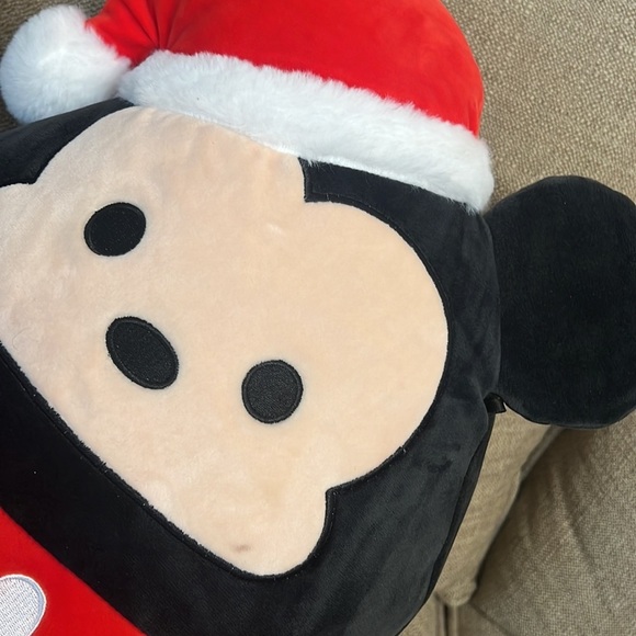 Squishmallow Mickey Mouse Santa Claus Disney Christmas 16" Plush Santa hat toy - Picture 9 of 10
